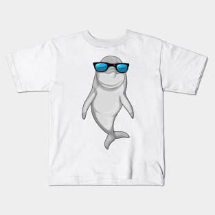 Dolphin Sunglasses Kids T-Shirt